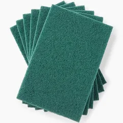 SCOTCHBRITE-SCOURING PAD HEAVY DUTY  GREEN  #3M- #220-8 8/PK