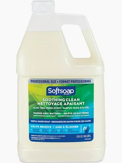 SOFTSOAP COLGATE W/ALOE VERA  CLEAR 1 GAL REFILL