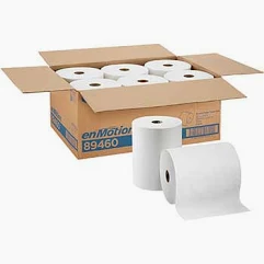 PAPER TOWEL ROLL SOFT PULL WHITE  9'' X 400 #26610 12/BX