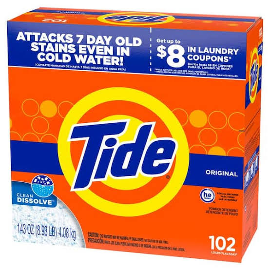 TIDE POWDER ULTRA HE WITHOUT BLEACH 102LOADS 2 X143OZ  #85006 TUPHE2