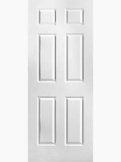 DOOR 6 PANEL HC COLONIA WHITE 34" X 80"