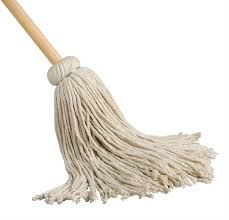 MOP DECK YACHT-MOP #12  W/48" BLUE STICK