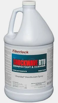FIBERLOCK SHOCKWAVE READY TO USE DISINFECTANT & CLEANER 4/GAL PER CASE EPA  APPROVED
