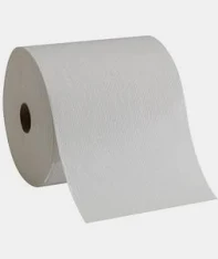 HAND PAPER TOWEL ROLLL INDUSTRIAL  WHITE 8" X 600  6/ROLLS 7800003 75000258