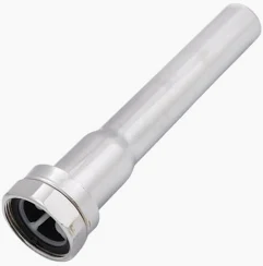 FLUSHOMETER TAILPIECE  1-1/4" X 9" CP  W/VACUUM BREAKER & NUT EF81149